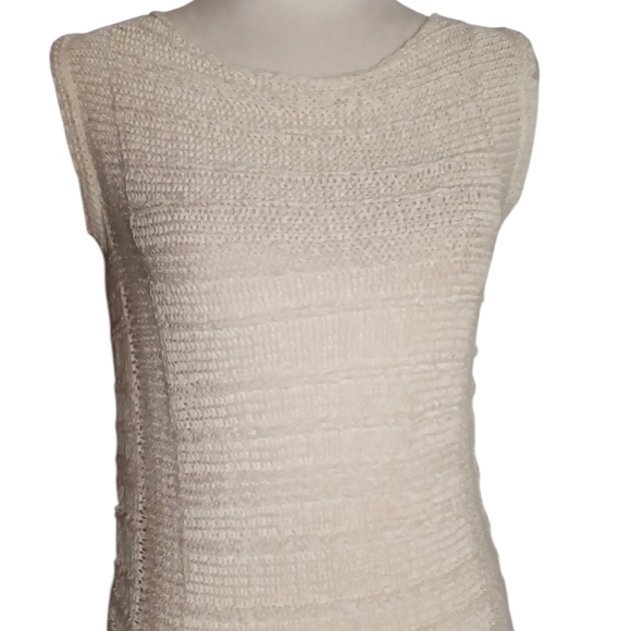 Lilly Pulitzer Luca Open Knit Fringe Trim Blouse Size XS - Picture 4 of 9